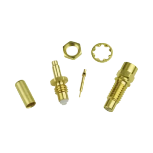 Conector Jack SMC NEWARK 90F2590 de Anillo Plegable para Cable RG-316 y Montaje en Chasis.