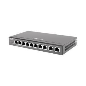 Router Balanceador RUIJIE RG-EG310GH-P-E con Función SD-WAN, 6 puertos LAN y 2 puertos LAN/WAN POE+ af/at gigabit hasta 110w, 1 puertos LAN/WAN gigabit y 1 Puerto WAN gigabit, hasta 350 clientes con desempeño de 1.5 Gbps asimétricos