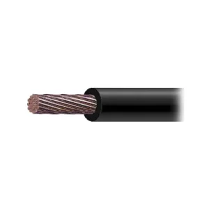 Cable Eléctrico INDIANA SLY-346-BLK/100 de Cobre Recubierto THW-LS Calibre 2/0 AWG 19 Hilos Color Negro (100 metros).